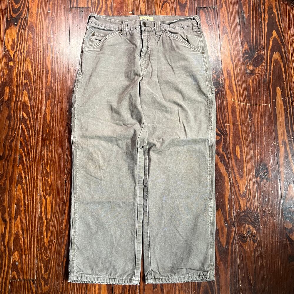 Blue Mountain 34 Workwear Pants Gray Straight